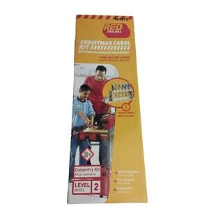 Red Toolbox Christmas Carol Kit level 2  Music Box Instrument #164970 New In Box